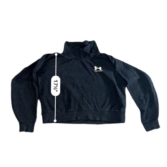 Under Armour Women’s Pullover Sweater - Blue-Black with White Speckled Detail - Picture 6 of 8